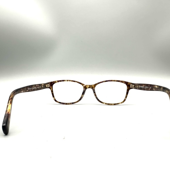 Coach HC 6065 5287 Confetti Light Brown Eyeglasses Frames 51-17-135 Flaw - Picture 4 of 7